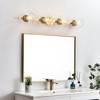 Elegant Lighting Rogelio 4 light Chrome and Clear Bath Sconce - 2 of 4