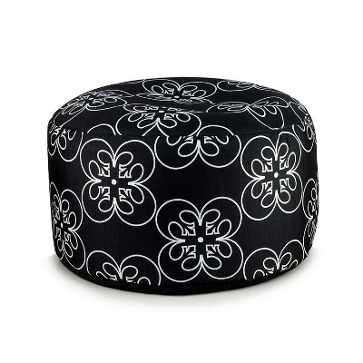 Seven20 Star Wars White Rebel Symbol 10.5 x 22 Inch Black Pouf Ottoman