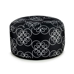 Seven20 Star Wars White Rebel Symbol 10.5 x 22 Inch Black Pouf Ottoman - 1 of 1