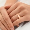 Pompeii3 6mm Milgrain 14K Rose Gold Polished Wedding Band - 3 of 4