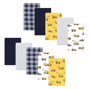 Luvable Friends Hudson Baby Flannel Burp Cloths 10pk - 1 of 2