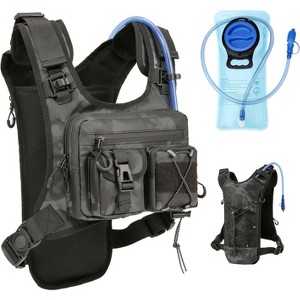 Hydration Vest Backpack for Running & Hiking, Hands-Free Water Bladder for Outdoor Sports - 1 of 4
