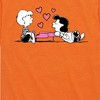 Boys' - Peanuts - Lucy And Schroeder Heart Thoughts Short Sleeve Graphic T-Shirt - 2 of 4