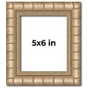 PosterPalooza | 5x6 Modern Bamboo Picture Frame, UV Acrylic, 5 Finishes - 2 of 4