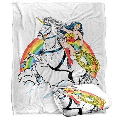 Wonder Woman Strong Warrior Silky Touch Super Soft Throw Blanket 50