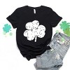 Simply Sage Market Grunge Clover Short Sleeve Tee - 3 of 4
