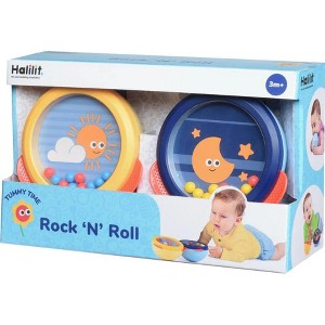 Halilit Rock ’N’ Roll Tummy Time Set – 2 Sensory Rollers, Ages 3 Months And Up - 1 of 1