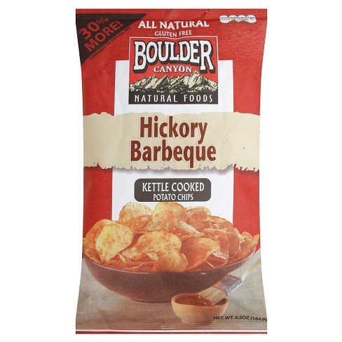 Boulder Canyon Hickory Barbeque Kettle Cooked Potat : Target