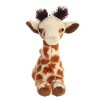 Aurora Small Giraffe Calf Mini Flopsie Adorable Stuffed Animal Brown 8" - 2 of 4