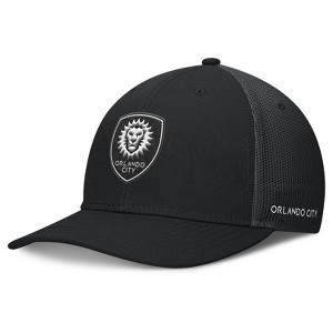 MLS Orlando City SC Black Structured Mesh Back Hat - 1 of 4