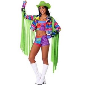 HalloweenCostumes.com WWE Macho Man Costume for Women. - 1 of 3