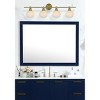 Elegant Lighting Collier 4 Light Satin Gold and Frosted White Glass Wall Sconce - 2 of 4