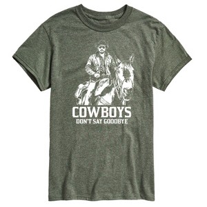 Men's - Yellowstone - RIP Cowboys Don't Say Goodbye Short Sleeve Graphic T-Shirt - 1 of 4
