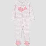 Carter's Just One You®️ Baby Girls' Dolphin Footed Pajama - Pink Newborn