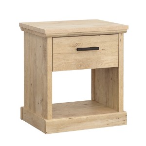 ChicFurnit Nightstand Stylish Storage Table with Drawer and Open Shelf for Bedroom Use, Brown, 30.25"*20.13"*6.75" - 1 of 4