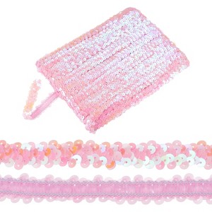Unique Bargains Elastic PVC Durable Sequins Flat Paillette Sequin Trim 1 Pc - 1 of 4