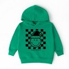 SmileyWorld Checkered Christmas Wink - Toddler Hoodie - 2 of 4