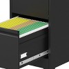 SEVOBAL Utility Storage Cabinets 5 Drawer Vertical File Cabinet with Lock on Wheels for Home Office, Black, 15.16"*17.72"*64.17" - 4 of 4