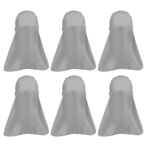 Unique Bargains Cooling Breathable Neck Sun Shade Hat for Outdoor Hiking 6 Pcs - 1 of 4