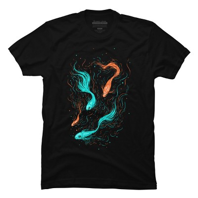 Men's Design By Humans Neon Float By StevenToang T-Shirt