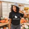 Simply Sage Market Women's Fresh Picked Apples Short Sleeve Graphic Tee - 2 of 4