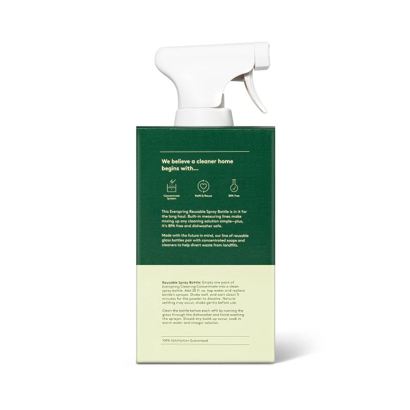 Glass Reusable Cleaning Spray Bottle - Everspring&#8482;, 5 of 9