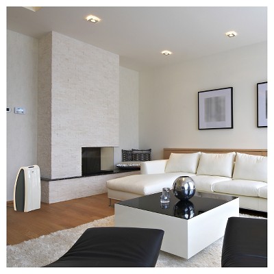White HEPA and Carbon Filter Floor-Standing Air Purifier