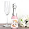 Big Dot of Happiness Fall Foliage Bride - Mini Wine and Champagne Bottle Label Stickers - Bridal Shower and Wedding Party Favor Gift - Set of 16 - 2 of 4
