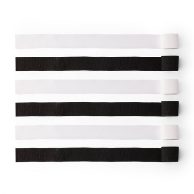 Graduation Streamers by Bonjour Fete Black and White