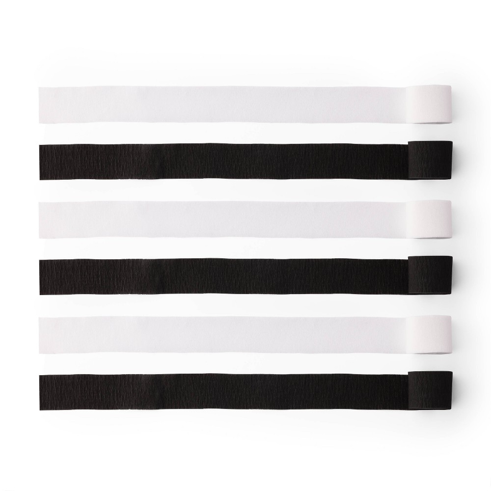 Graduation Streamers by Bonjour Fete Black and White