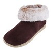 Isotoner Women's Recycled Microsuede and Faux Fur Boot Slipper - 2 of 3