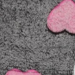 heart - black fuchsia