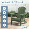 Hyleory HDPE Folding Adirondack Chair  – Weather-Resistant Outdoor Lounge Chair - 4 of 4