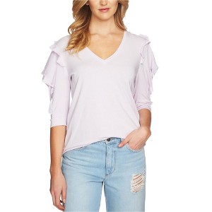 1.STATE Womens Puff-Shoulder Basic T-Shirt - 1 of 1