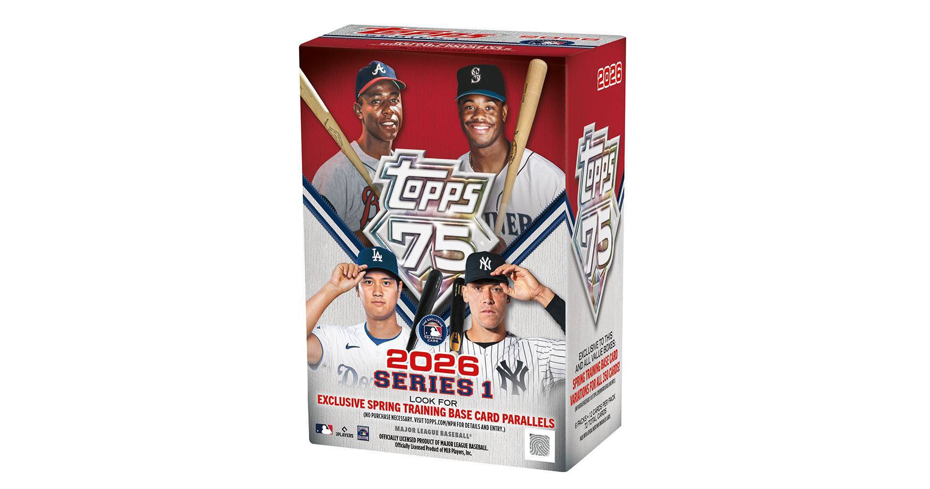 2026 Topps MLB Series 1 Baseball Trading Card Value Box