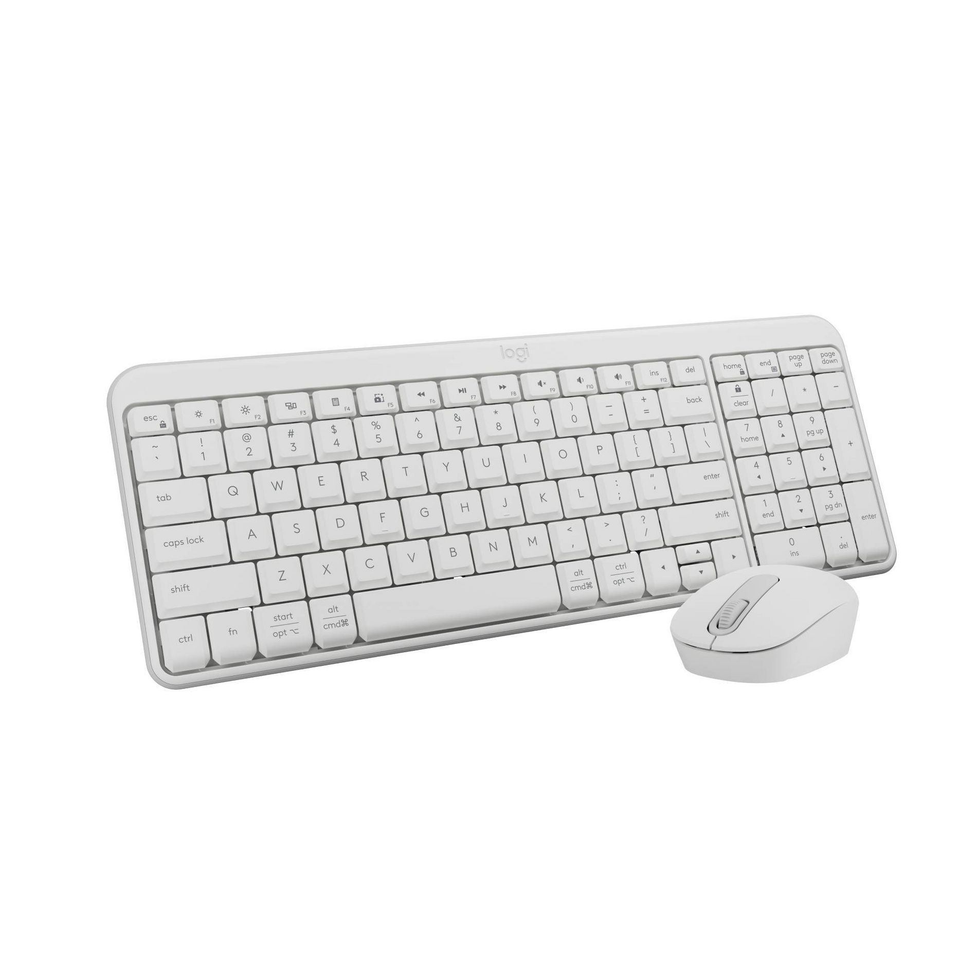 Logitech Bluetooth Compact Combo - White
