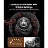 R.W.FLAME 10-Cup Coffee Maker with Grinder, Programmable Touch Screen, 8 Grind Settings, Washable Filter, Keep Warm Plate, 50.7oz Tank - 3 of 4
