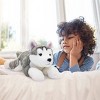 FAO Schwarz 22" Toy Plush Lying Husky Stuffed Animal - 2 of 4