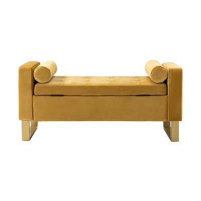 Rita 50.4" Wide Storage Bench | ARTFUL LIVING DESIGN
