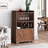 Gulches WINE CABINET,Kitchen Pantry Storage Cabinet for Kitchen, Dining Room, Living Room, Laundry - 3 of 4