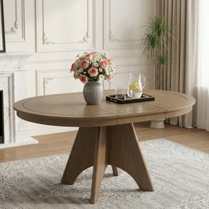 Polibi Vintage Extendable Dining Table with Distressred Finish, Sturdy ...