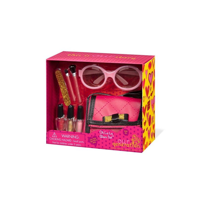 Our Generation Purse &#38; Makeup Play Set for 18&#34; Dolls - Oh La La Glam, 5 of 6