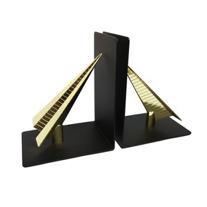 Paper Airplane Bookends Black/Gold - Project 62 , Black Gold