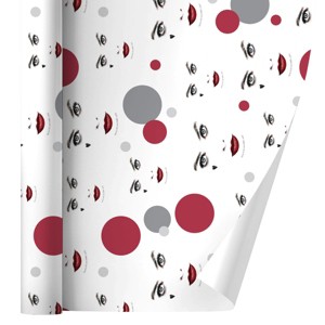 Birds Of Prey Harley Quinn Red Lips Gift Wrap 30" x 72" - 1 of 4