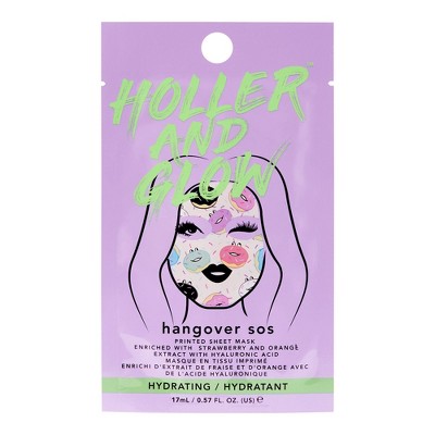 Holler and Glow Hangover SOS Sheet Mask - 0.85 fl oz
