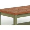 NicBex 48 Inch Rectangle Coffee Table with 2-Tier Storage for Living Room,Bedroom,No Assembly Required - 4 of 4