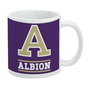 Albion College Primary Logo Ceramic Coffee Mug Novelty Gift Mugs for Coffee Tea and Hot Drinks 11oz White - 1 of 4