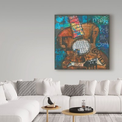 18'' x 18'' Multicolor Canvas Art for Kids