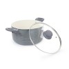 Oster Ridge Valley 6 Quart Aluminum Nonstick Dutch Oven in Grey - 2 of 4