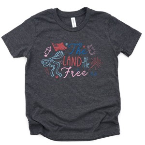 The Juniper Shop The Land Of The Free Coquette Youth Short Sleeve Tee - 1 of 4
